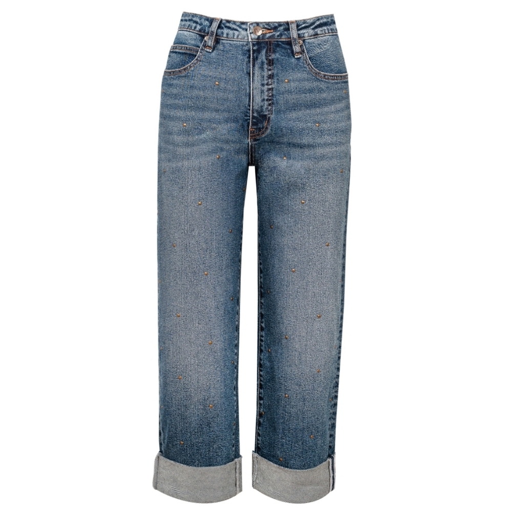 Jessica Simpson Wide Leg Boyfriend Jeans - Picture 2 of 7